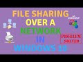 File Sharing Over A Network in Windows 10