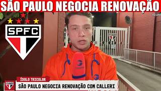 🚨SÃO PAULO FC NEGOCIA A RENOVAÇÃO DE CALLERI! TRICOLOR QUER GARANTIR SEU ARTILHEIRO! 🔥⚽