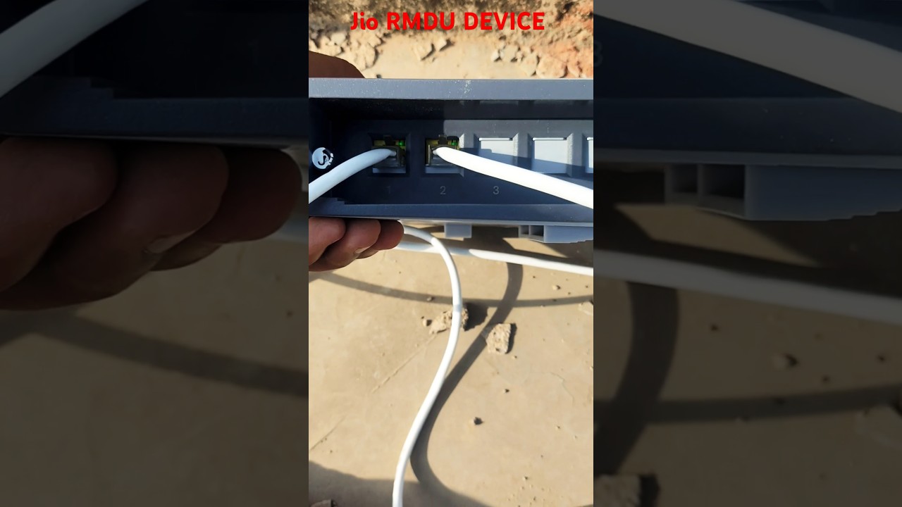 Jio RMDU DEVICE splitter multiple devices connected