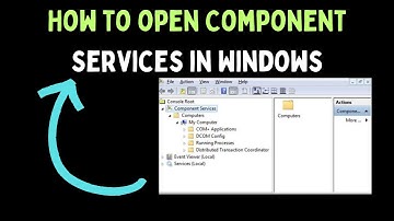 How to Open Component Services in Windows 11