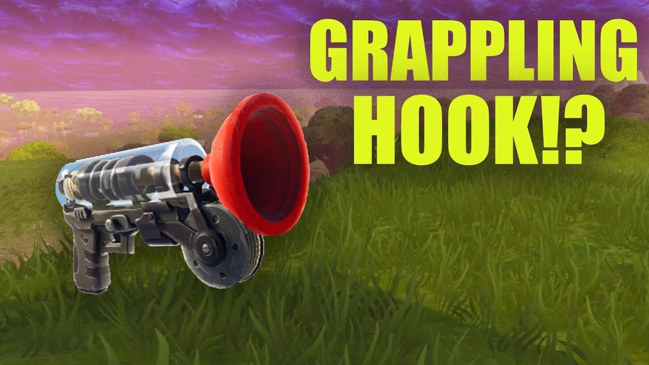 NEW GRAPPLING HOOK IN FORTNITE!? That sounds SICK!