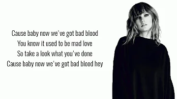 Taylor Swift Ft. Kendrick Lamar - Bad Blood (Lyrics)