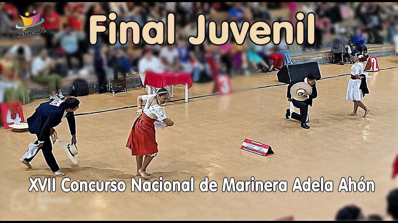 Marinera "A la maestra Adela Ahón" en enérgica FINAL JUVENIL Nacional. XVII Concurso Adela Ahón 2023