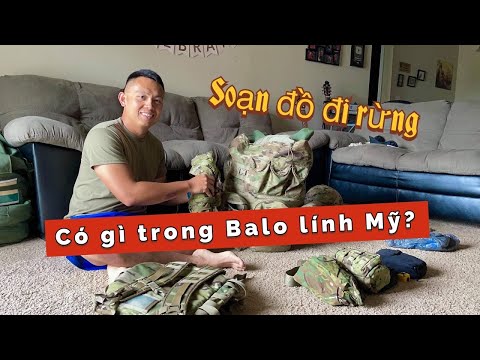 Video Vlog 36 || Khám Phá Balô Đi Rừng Của Lính Mỹ - Các Thứ... - youtube