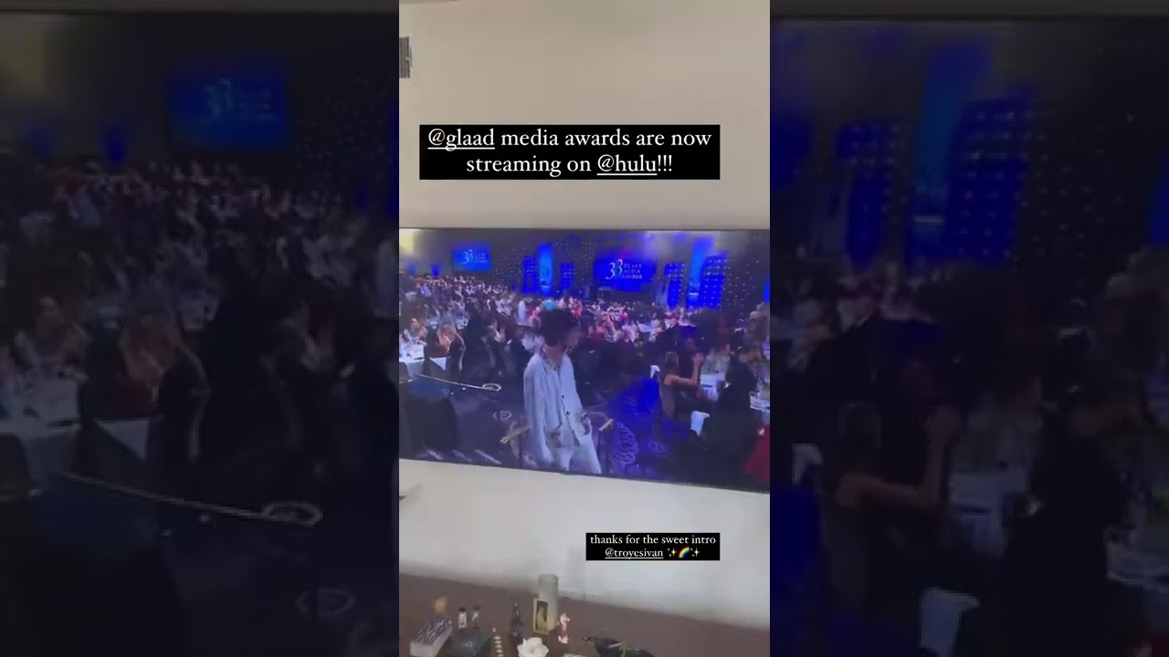 Troye Sivan speech at the  Glaad Media Awards 2022