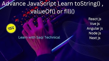 Lecture No 28 Advance JavaScript Learn toString or valueOf or fill URDU/HINDI