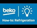 How to adjust the temperature of your beko refrigerator