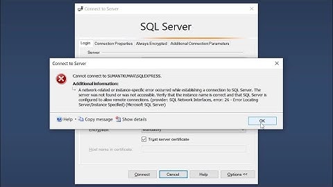 How to Fix SQL Server “A Network-Related or Instance-Specific Error Occurred” | Troubleshooting