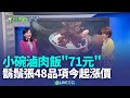 飲食價漲