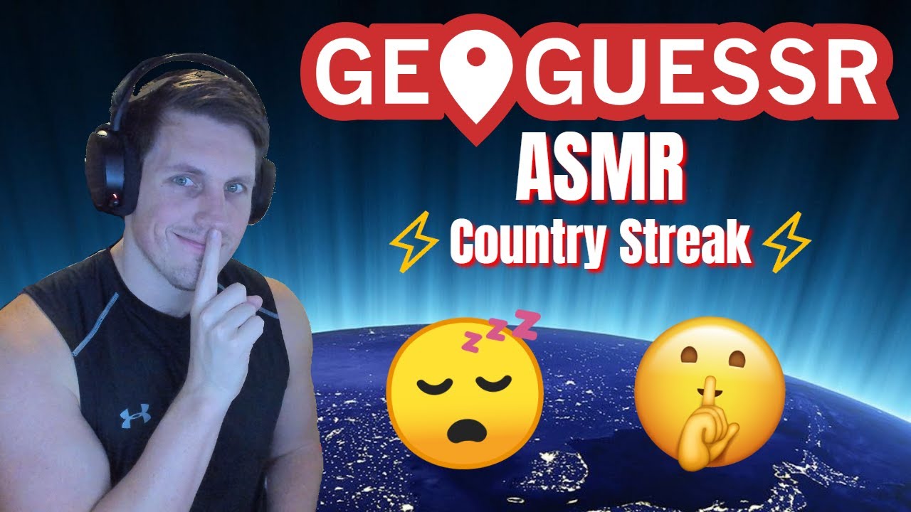 ASMR GeoGuessr Country Streak Relaxing Gameplay! (Mouse Clicking)