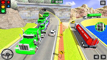 Police Car Transport Truck - US ARMY CAR TRUCK TRANSPORTER - Android Gameplay