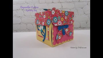 Making an Explosion Box with Cricut