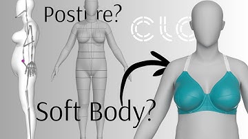 CLO3D Avatar Editor 2025 Bust Size and Shape, Posture and Soft Body