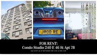 240 E 46 St Apt 7B NY, NY 10017 Video Tour