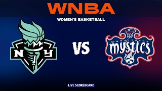 New York Liberty vs Washington Mystics | WNBA Live Scoreboard