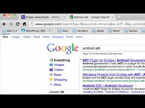 Android Application Development Tutorial   2   Installing Eclipse and Setting up the ADT   YouTube