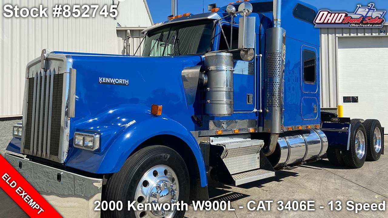 2000 KENWORTH W900L 852745 SOLD YouTube