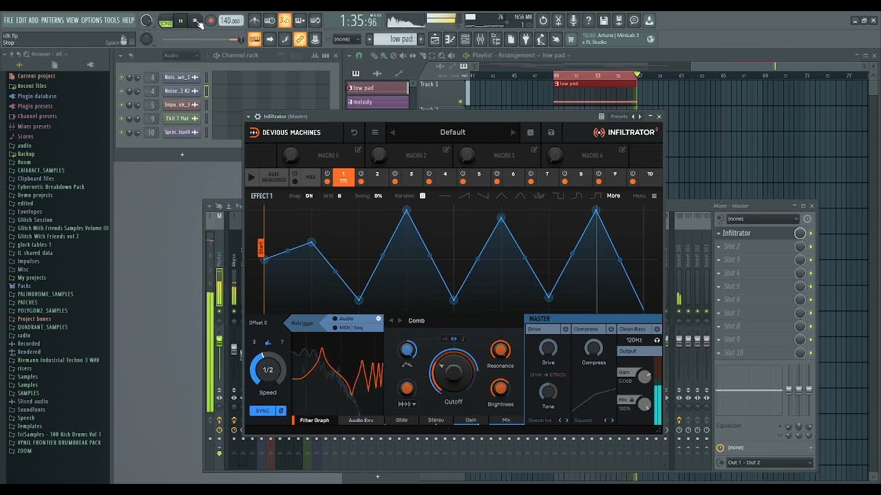 Resampling and sound design session (Infiltrator 2, RIFT, Fragmental)