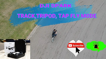 DJI SPARK DRONE TUTORIAL ACTIVE TRACK, TRIPOD AND TAP FLY MODE