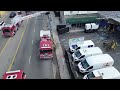 LAFD Uses Hollywood Building For Firefighter Training