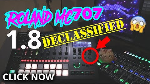 DECLASSIFIED: More Details on The 1.8 Roland Mc707 Firmware