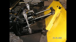 видео: Такого ещё не было. Два гидроцилиндра вместо  центрального винта  задней навески. картинка: Такого ещё не было. Два гидроцилиндра вместо  центрального винта  задней навески.