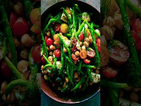 Tomato-Green Bean Salad With Chickpeas, Feta and Dill Recipe