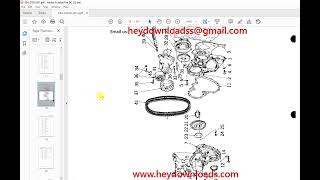 TCM D500 Isuzu Diesel Engine Parts Manual ESA-D500 Isuzu D500 Engine Specs
