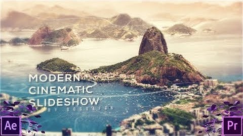 Premiere Pro Template: Cinematic Modern Parallax Slideshow