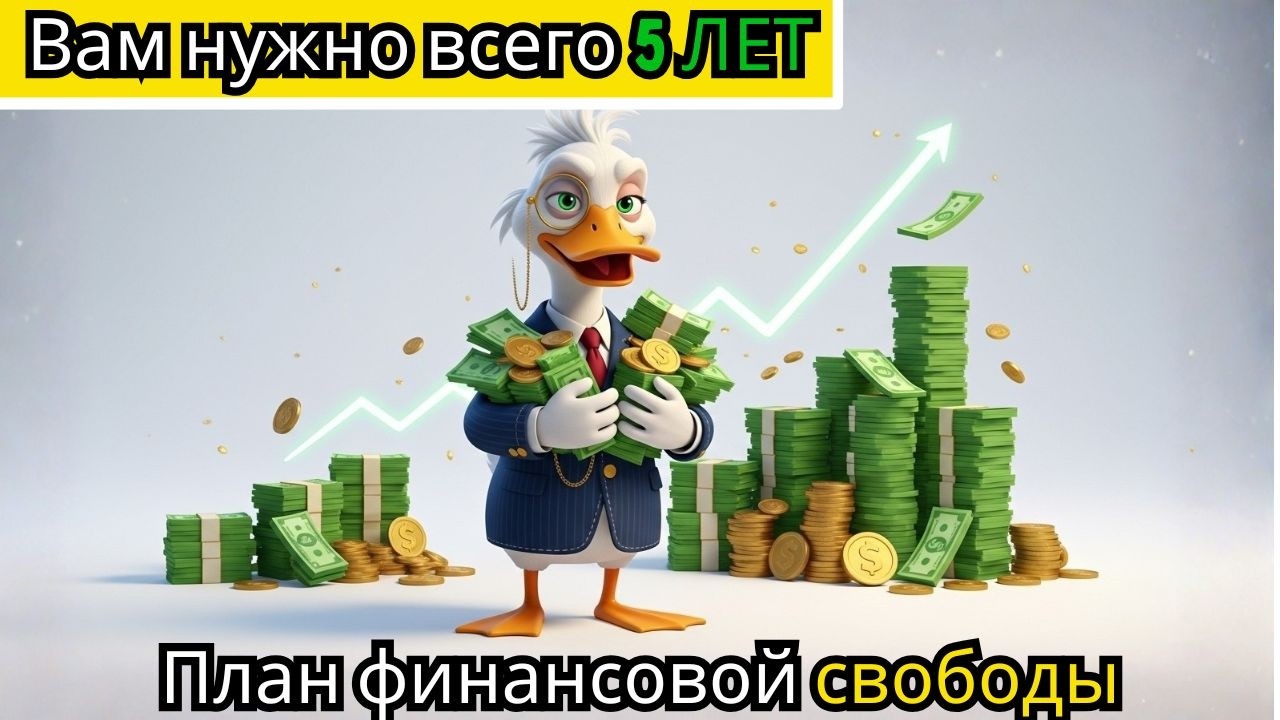 Всего 5 лет... Столько нужно, чтобы уйти на пенсию раньше срока: Стратегия финансового ВЗРЫВА 2-3-5