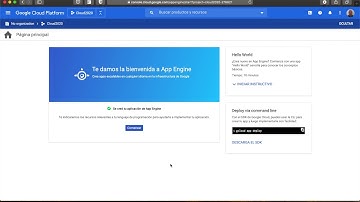 Crear maquina virtual en GCP + AppEngine