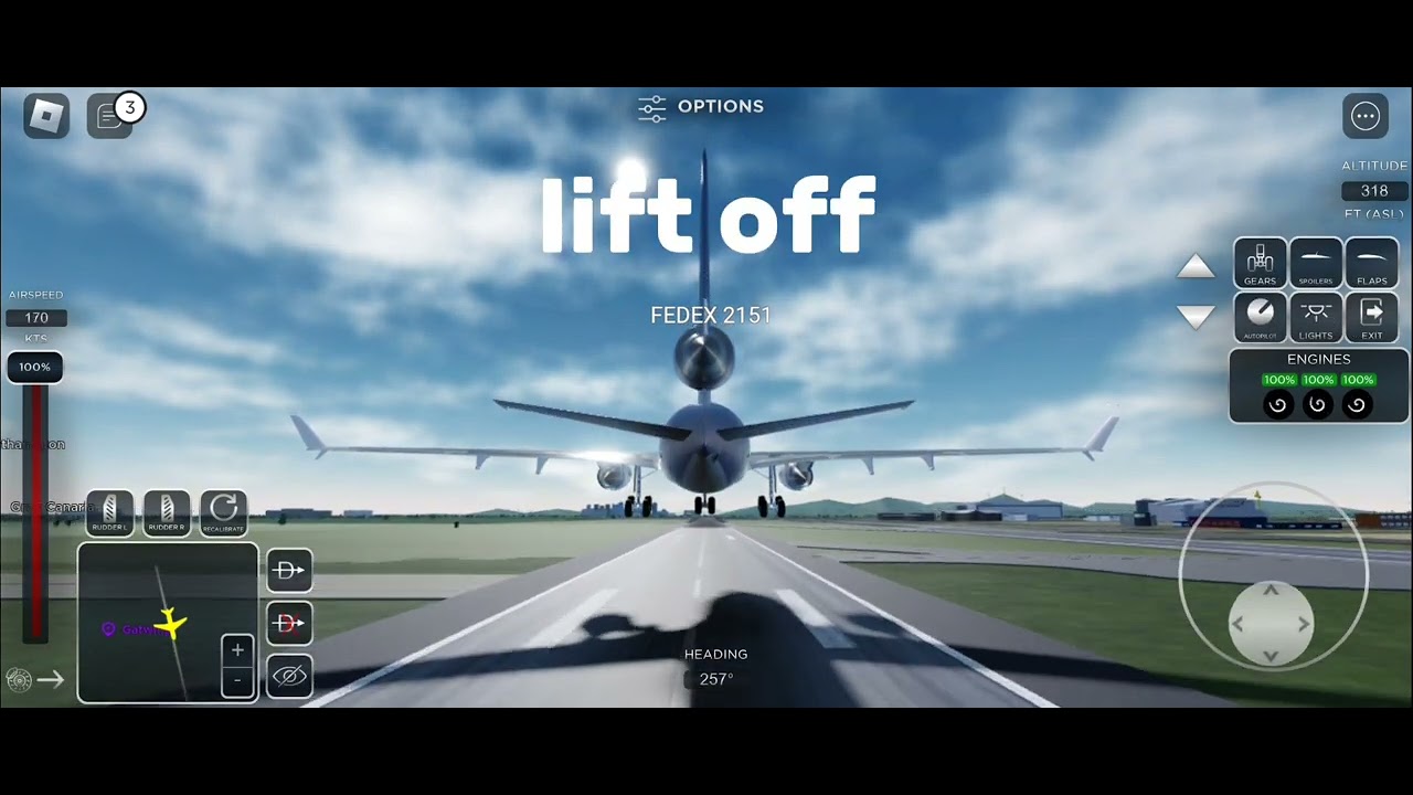 project flight on mobile (Roblox) - YouTube