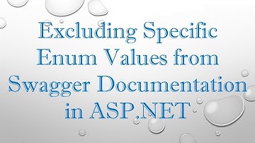 Excluding Specific Enum Values from Swagger Documentation in ASP.NET