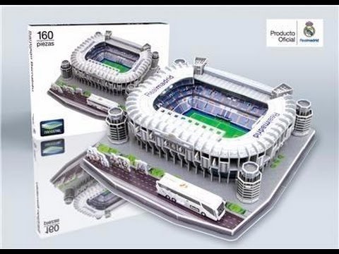 Puzzle 3D Estadio Santiago Bernabéu Real Madrid - Kilumio