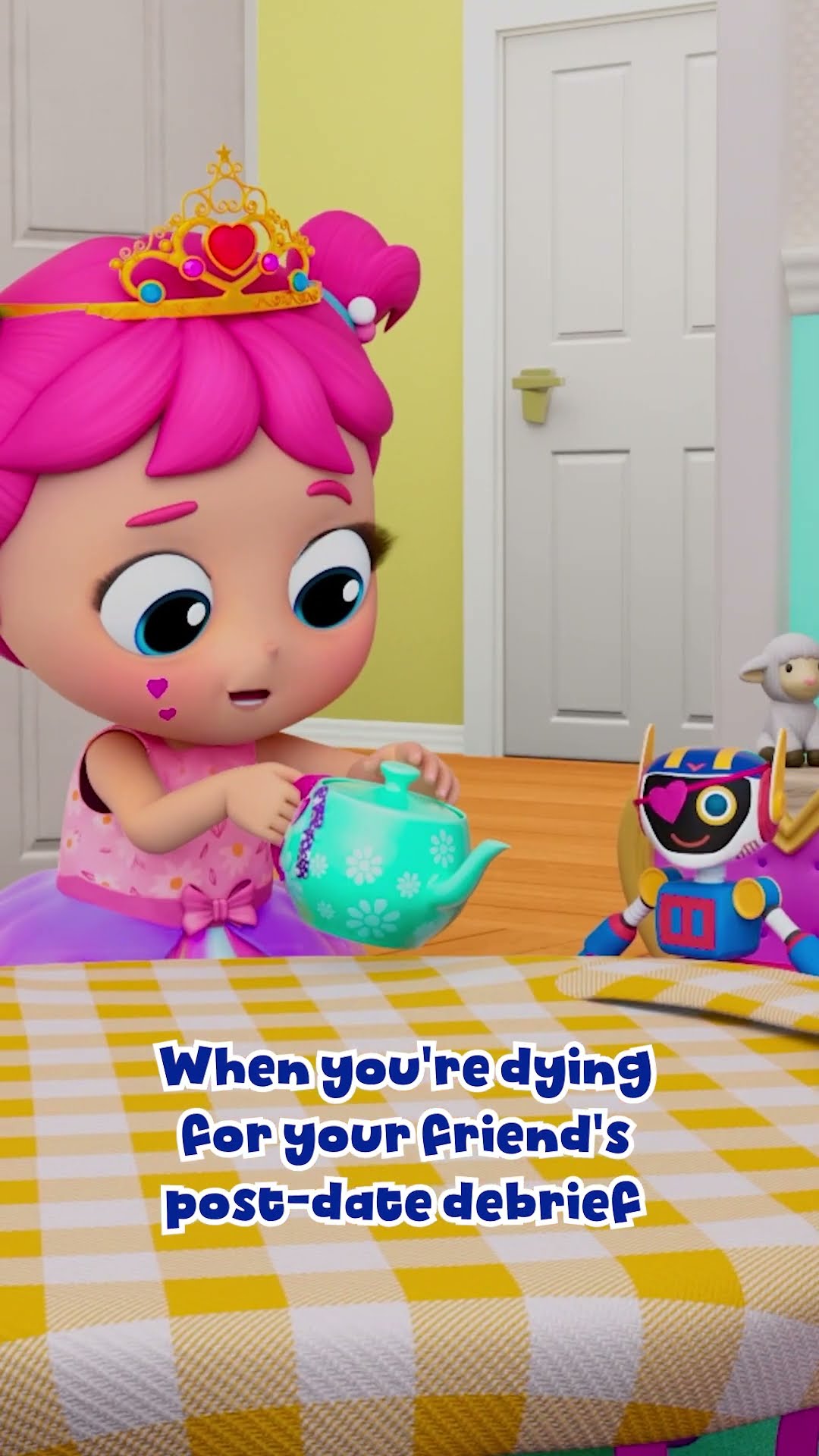 Friendship Rule #1: Full Debrief Required! I Need the Tea! #jill #friendship #funny