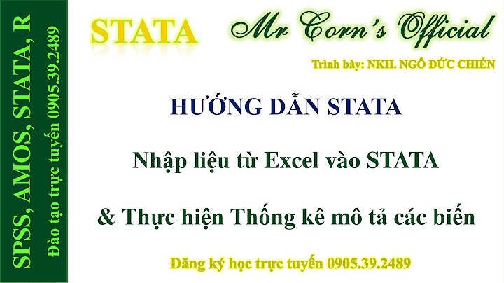 Chạy số liệu khoảng thu nhập như thế nào stata