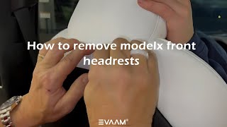 Match Highlights How to remove Model X front headrests