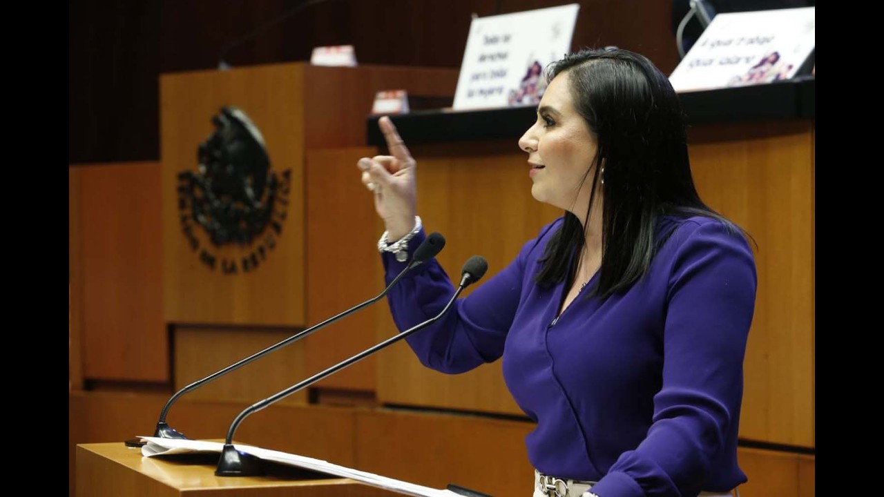 Senadora y vicecoordinadora del GPPAN, Mayuli Latifa Martínez Simón, para hablar sobre Quintana Roo