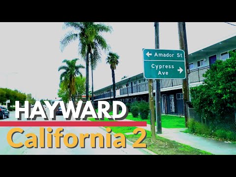 HAYWARD California,  (2), Driving Touring Videos, USA, Dash Cam