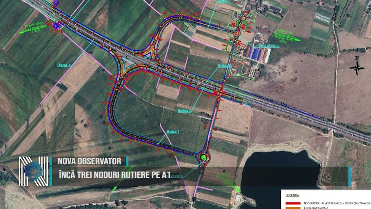 Încă trei noduri rutiere pe A1 Încă trei noduri rutiere pe A1