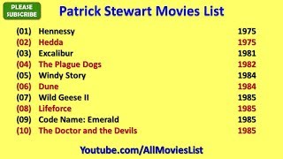 Patrick Stewart Movies List