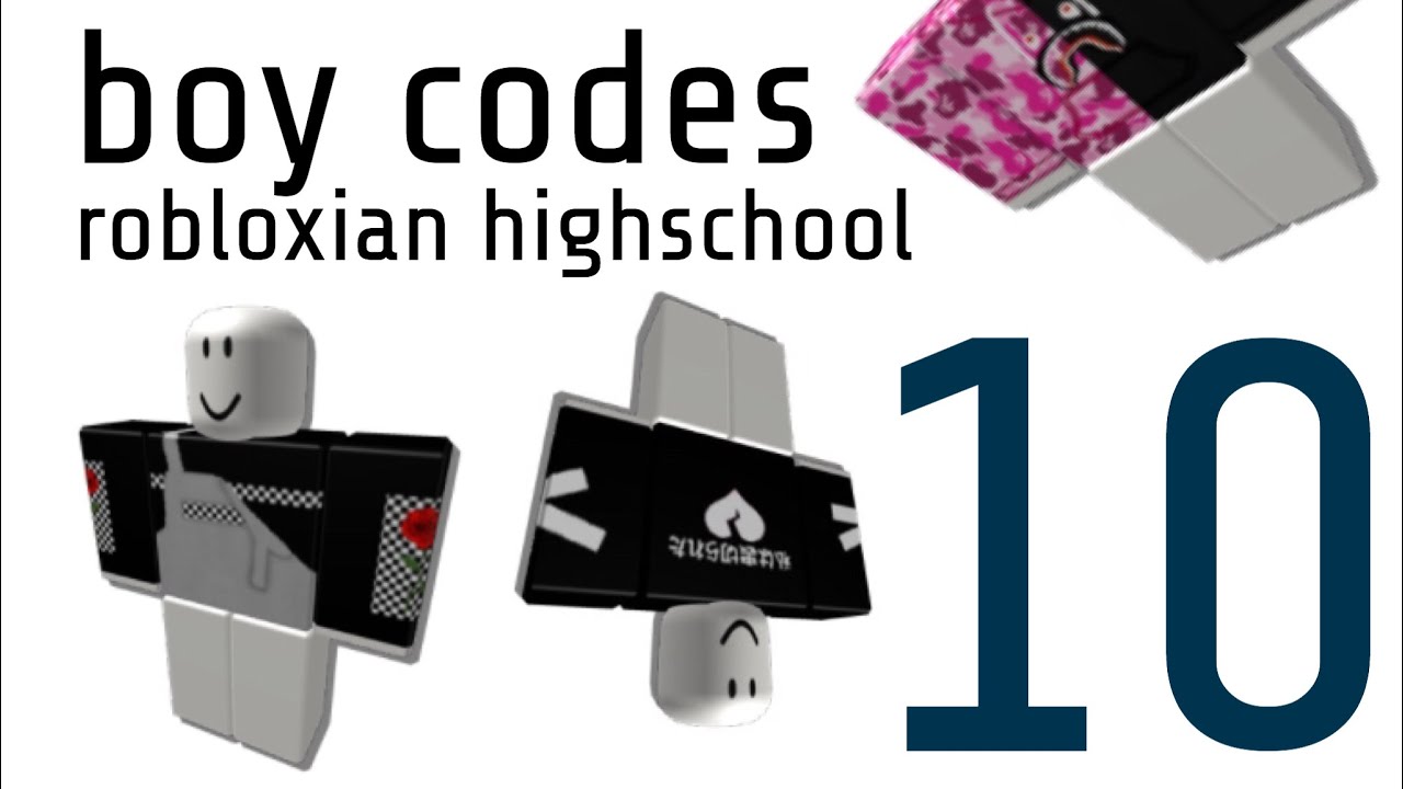 Robloxian Highschool Boy Codes Youtube - roblox aesthetic boy outfit codes