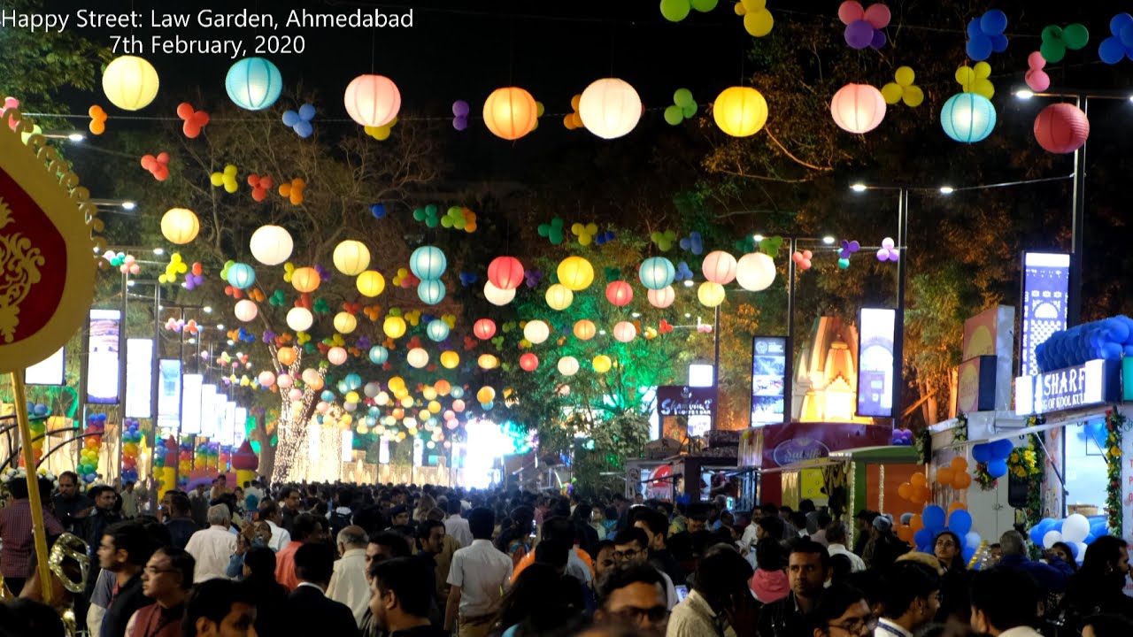 Happy Street Law Garden, Ahmedabad (India) 7th Feb 2020 YouTube