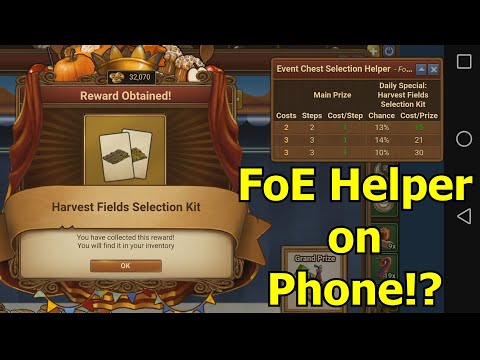 Forge of Empires: FoE Helper on Phone!? How to use FoE Helper Event & Negotiation Helpers on Phone!