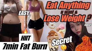 7Min Burn Fat: Abs, Arms, Legs + Lose Weight Without Dieting (How?) | Full Body Hiit Workout Routine