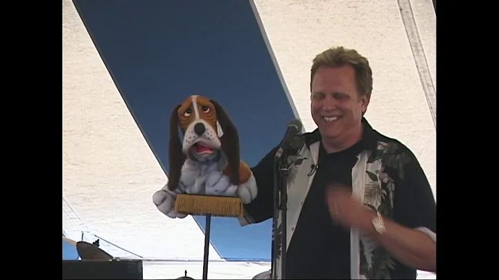 Ventriloquist Lee Cornell with Snickers