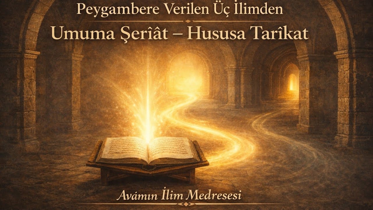 Risâle-i Kudsiyye | 17.Ders - 200.Beyt: Şerîat Kenz-Miftâh Tarîkat; Şerîat Beden-Kalbidir Tarîkat