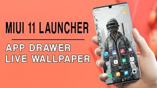 MIUI 11 Official Launcher | Live Wallpaper | App Drawer Support | Icon Size screenshot 1