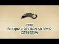 Розпаковка CJRB Feldspar J1964-BGN AR-RPM9 фліпер Зелений G10 EDC (27980509)