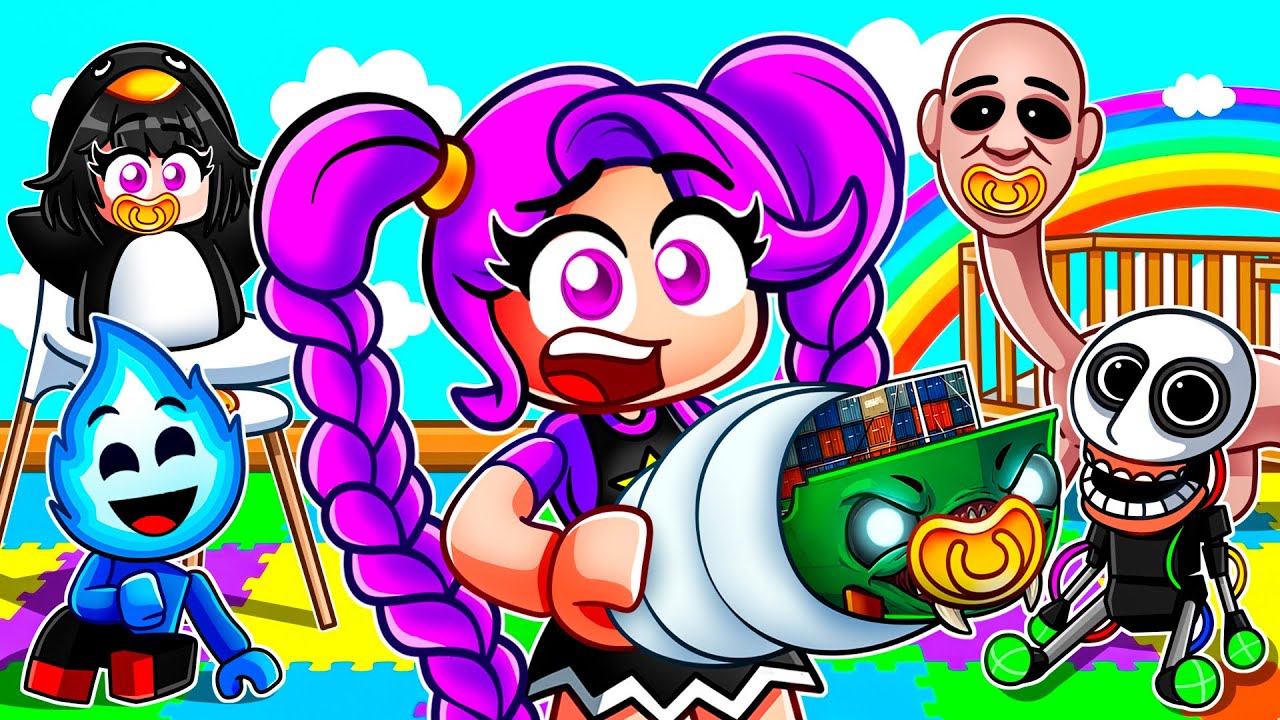 Lily Lovebraids Has NEW BABY MONSTERS in Roblox!